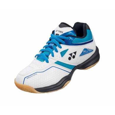 Yonex Badminton Shoes Power Cushion 36 white/blue Kids